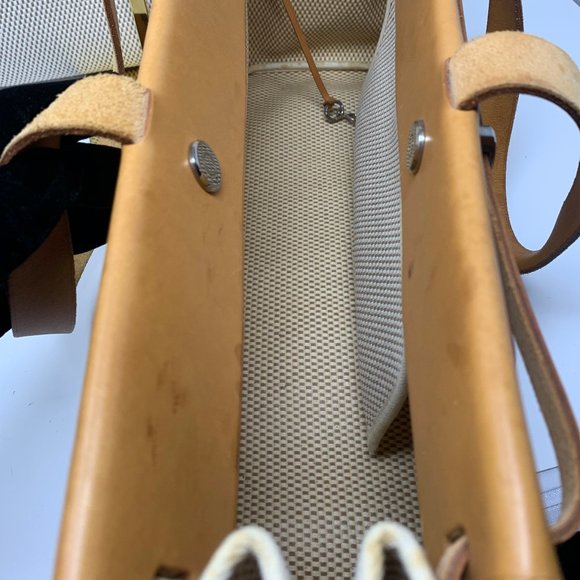 Hermes herbag hand bag beiges canvas - Picture 12 of 16